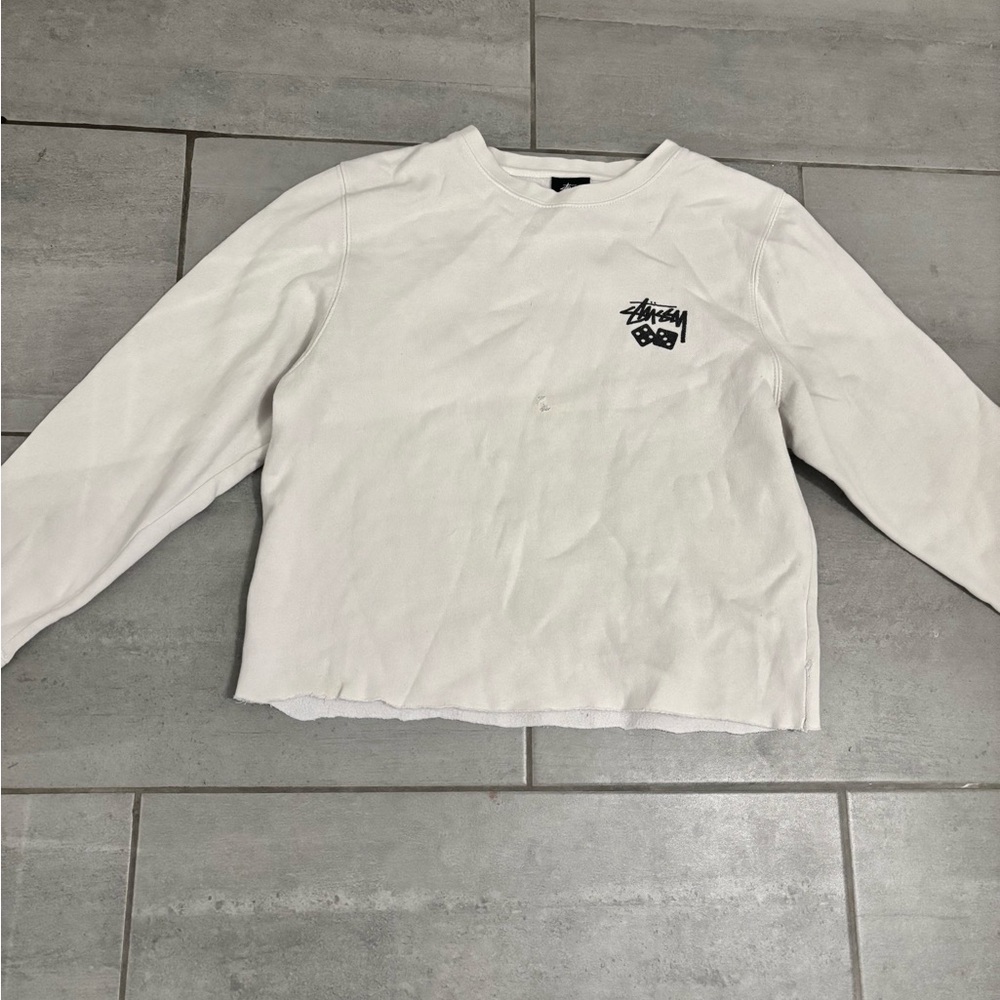 Stussy Classic White Crewneck Tee